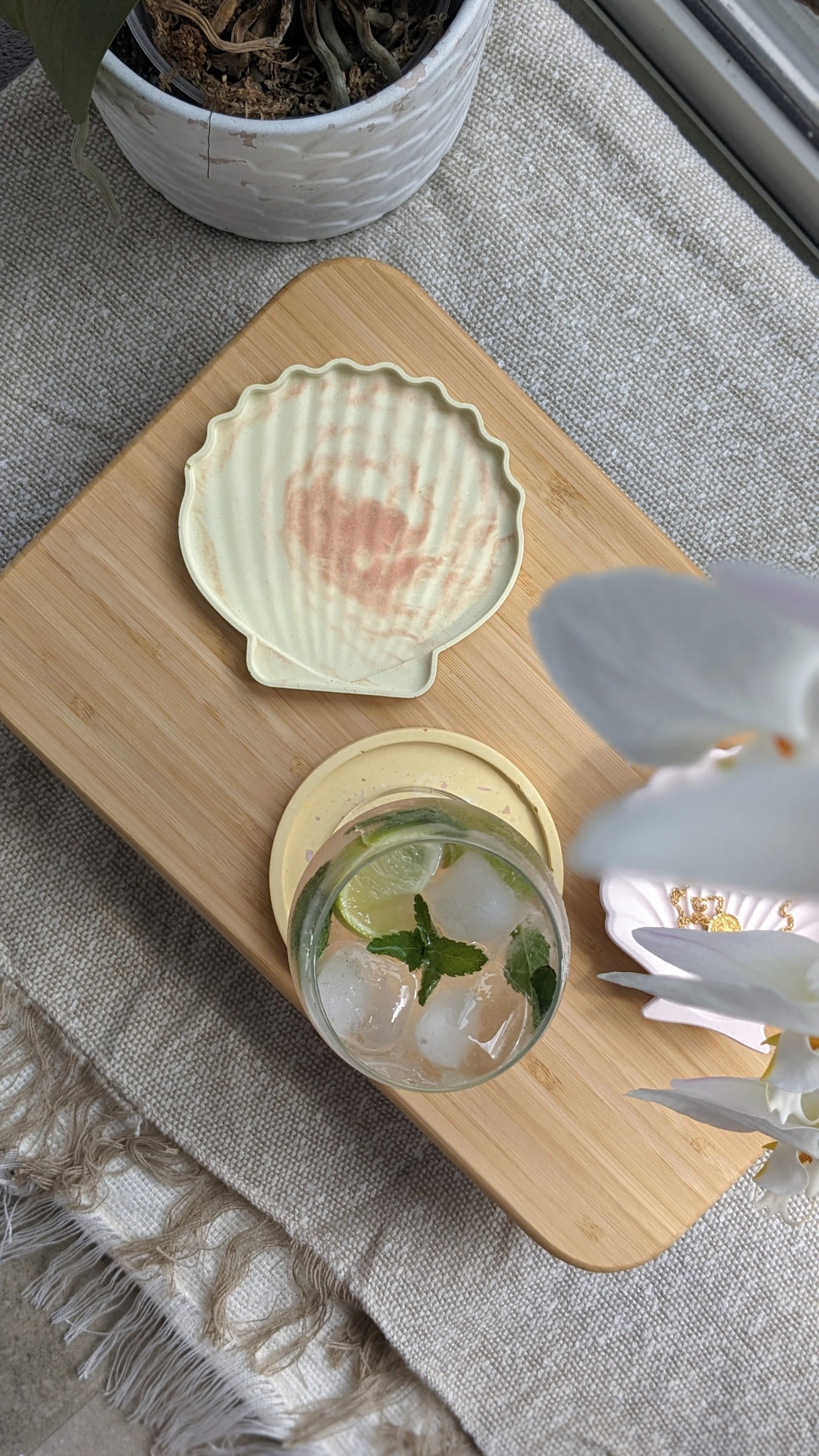 Flat Shell Trinket Tray