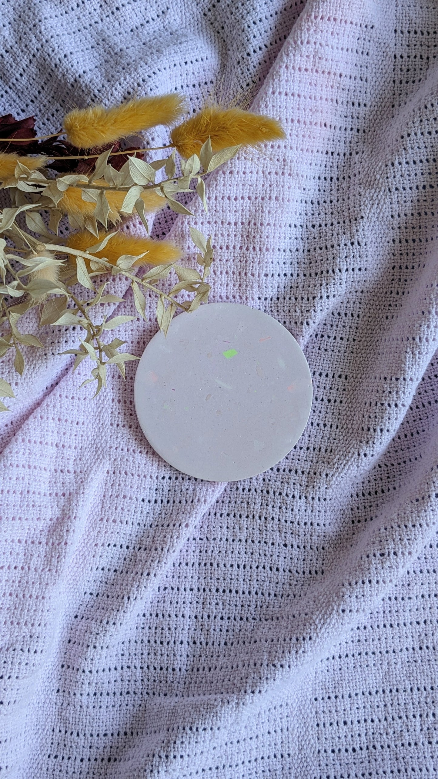 Small Flat Round Coaster