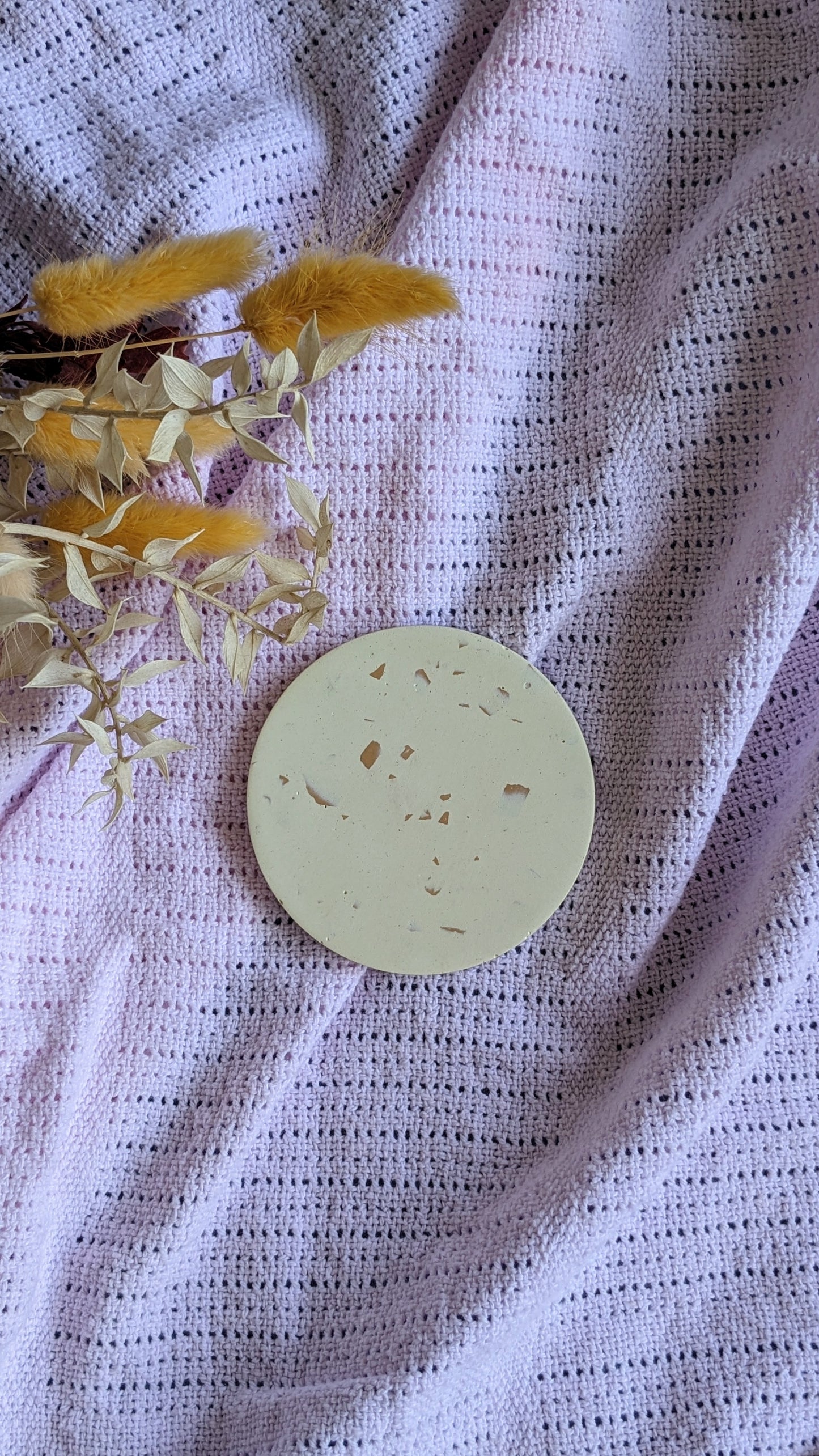 Small Flat Round Coaster