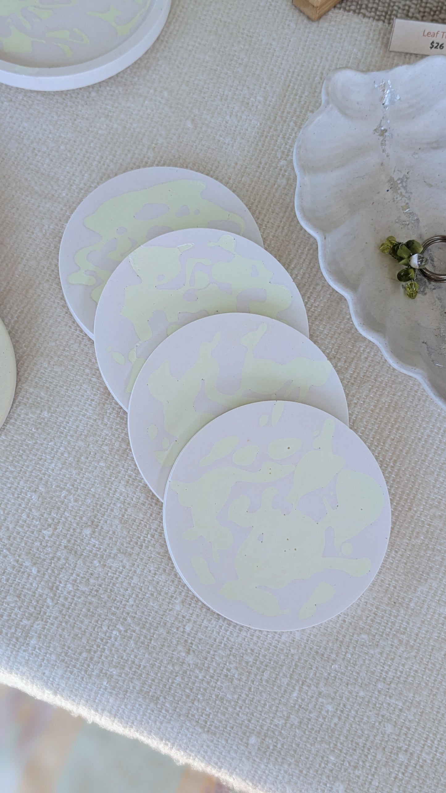 Small Flat Round Coaster