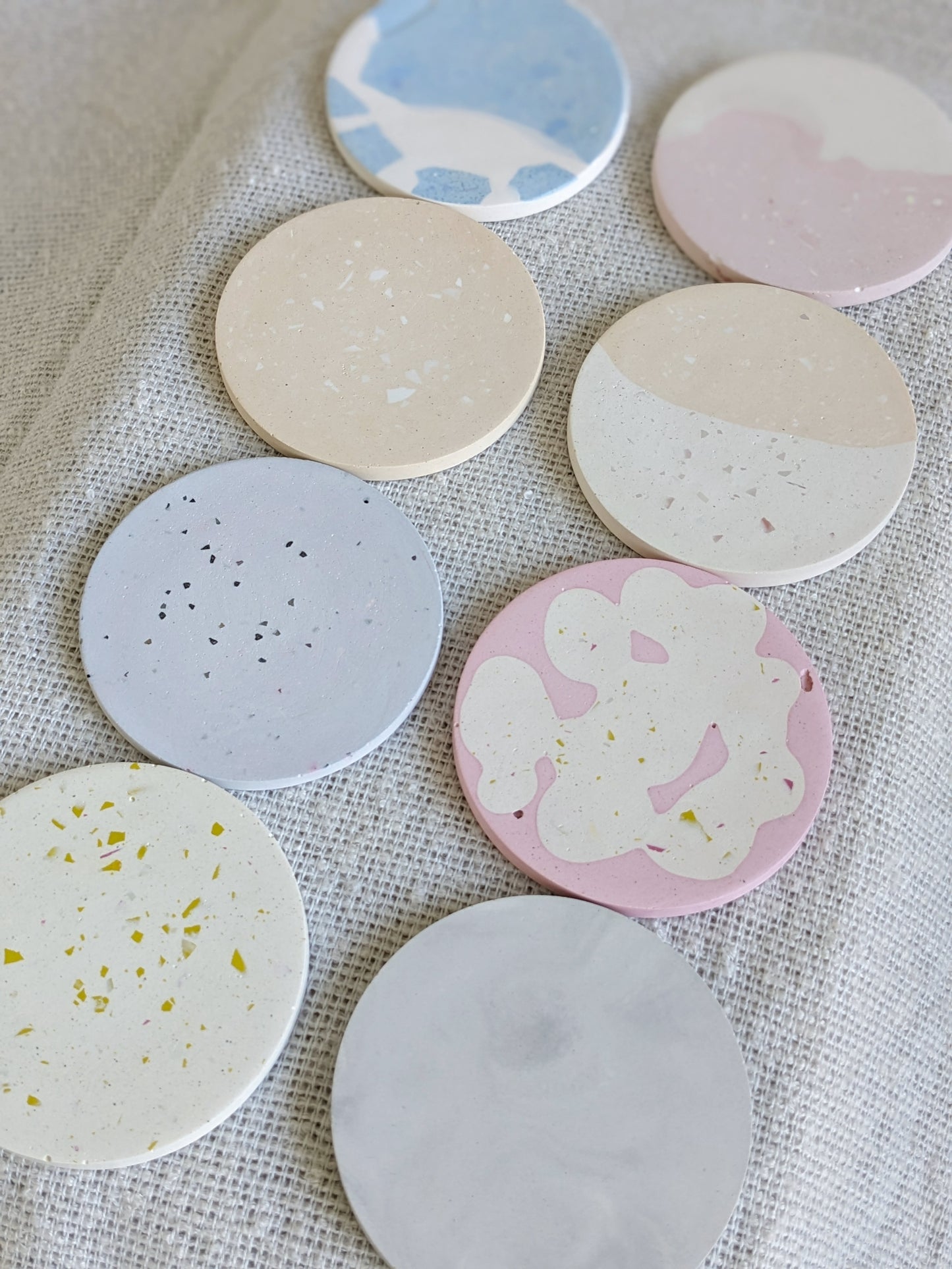 Small Flat Round Coaster